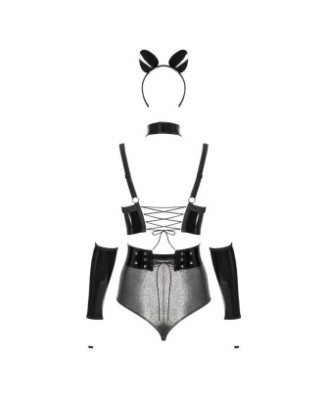 Silveria Ensemble 6 pcs - Argent et Noir